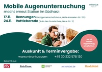 Miranthus Health Prospekt - Mirantus Augenuntersuchung Bennungen