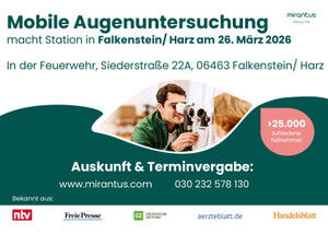 Miranthus Health Prospekt - Mirantus Augenuntersuchung Falkenstein