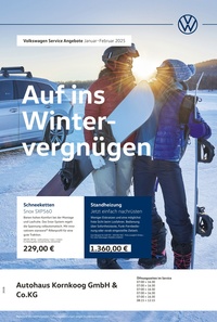 Autohaus Kornkoog Prospekt - VW Service Angebote Jan - Feb 2025