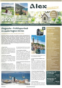 Alex Touristik Prospekt - Alex Touristik - Frühbucher nutzen!