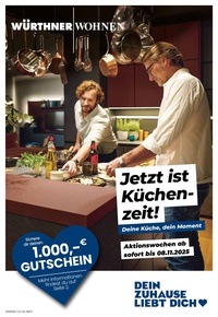 Würthner Wohnen Prospekt - Jetzt ist Küchenzeit!