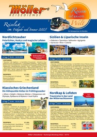 Möller´s Reisedienst Prospekt - Reiselust im Frühjahr und Sommer