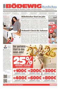 Möbel Bödewig Prospekt - Möbel Bödewig Rundschau Nr. 1 / 2026