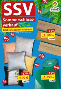 Schmidt - IHR AUSSTATTER Prospekt - Schmidt - Ihr Ausstatter: Sommerschlussverkauf