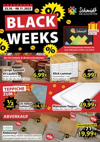 Schmidt - IHR AUSSTATTER Prospekt - Black Weeks bei Schmidt - IHR AUSSTATTER