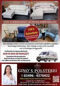 Gino´s Polsterei Prospekt - Gino's Polsterei