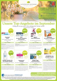 Altstädter Apotheke Prospekt - Top-Angebote im September