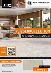F+B Fliesen- und Baustoffmarkt Prospekt - Angebote ab 31.05.