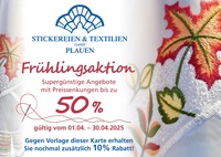 Stickereien & Textilien Prospekt - Stickerei und Textilien