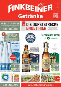 Finkbeiner Prospekt - 2026/21 | Finkbeiner Getränke KW 21-23 Pfingsten