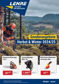 Lehre Landtechnik Prospekt - Sonderangebote