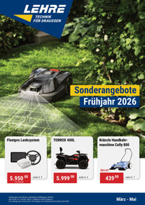 Lehre Landtechnik Prospekt - Sonderangebote Frühjahr 2026 - Seite 1