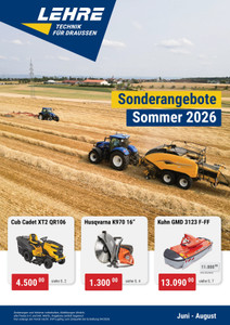 Lehre Landtechnik Prospekt - Sonderangebote Sommer 2026