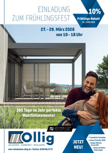 Rolladenbau Ollig Prospekt - Hausmesse
