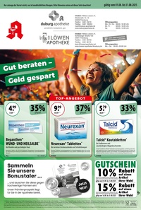 Löwen Apotheke Flensburg Prospekt - Monatsflyer August