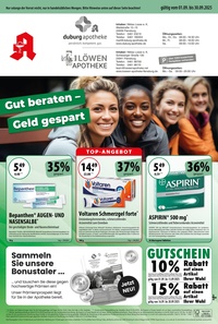 Löwen Apotheke Flensburg Prospekt - Monatsflyer September 2025