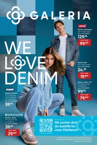 GALERIA Karstadt Kaufhof Prospekt - WE LOVE DENIM