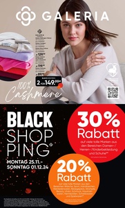 GALERIA Karstadt Kaufhof Prospekt - Black Shopping