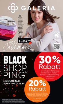 GALERIA Karstadt Kaufhof Prospekt - Black Shopping