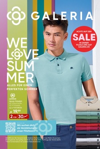GALERIA Karstadt Kaufhof Prospekt - WE LOVE SUMMER