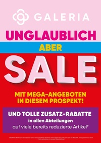 GALERIA Karstadt Kaufhof Prospekt - Mega-Angeboten