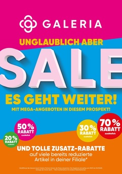 GALERIA Karstadt Kaufhof Prospekt - SALE