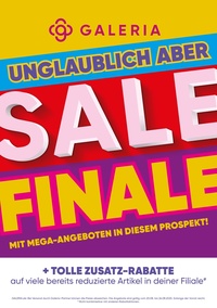 GALERIA Karstadt Kaufhof Prospekt - SALE FINALE
