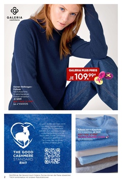 GALERIA Karstadt Kaufhof Prospekt - 100% Cashmere