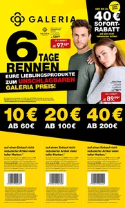 GALERIA Karstadt Kaufhof Prospekt - 6 Tage rennen