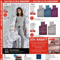 GALERIA Karstadt Kaufhof Prospekt - Bettwäsche