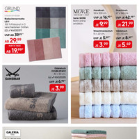 GALERIA Karstadt Kaufhof Prospekt - Handtücher