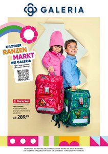 GALERIA Karstadt Kaufhof Prospekt - Angebote ab 15.04.