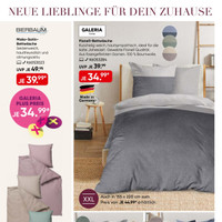 GALERIA Karstadt Kaufhof Prospekt - Bettwäsche