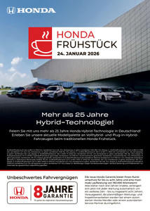 Fischer & Böhm Autohaus Prospekt - Honda-Frühstück