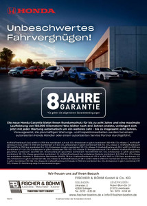 Fischer & Böhm Autohaus Prospekt - Unbeschwertes Fahrvergnügen