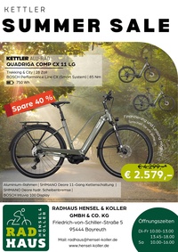 Radhaus Hensel & Koller Prospekt - Summer Sale