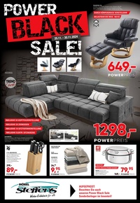 Möbel Steffens Prospekt - Power Black Sale