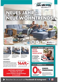 Möbel Steffens Prospekt - Neues Jahr - neue Wohntrends