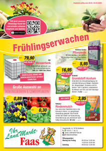 Landmarkt Faas Prospekt - Frühlingserwachen