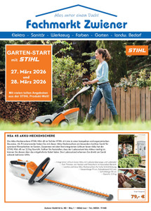 Fachmarkt Zwiener Prospekt - 1A-Fachmarkt Zwiener GmbH & Co. KG