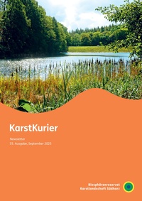 Biosphärenreservat Karstlandschaft Südharz Prospekt - Karstkurier September 2025