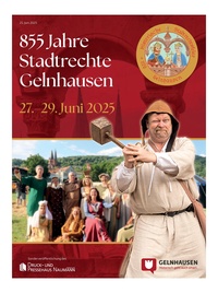 Druck- und Pressehaus Naumann Prospekt - 855 Jahre Stadtrechtsfeier