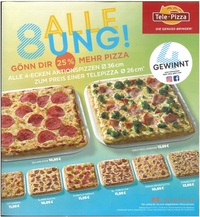 Tele Pizza Prospekt - Alle 8ung!