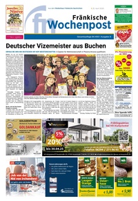 Fränkische Wochenpost Prospekt - Angebote ab 25.04.