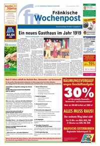 Fränkische Wochenpost Prospekt - Fränkische Wochenpost D
