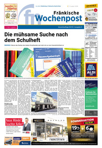 Fränkische Wochenpost Prospekt - Fränkische Wochenpost D