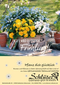 Schlüter Blumen und Floristik Prospekt - Schlüter Blumen und Floristik