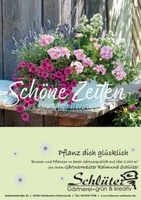 Schlüter Blumen und Floristik Prospekt - Schlüter Blumen und Floristik