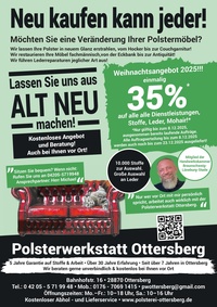 Polsterwerkstatt Ottersberg Prospekt - Angebote ab 23.11.