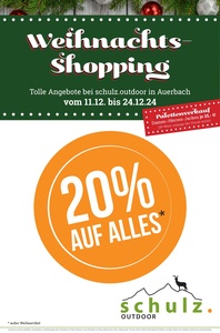 Schulz Outdoor Prospekt - Weihnachtsshopping